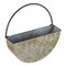 Contemporary Home Living Round Galvanized Wall Planter - 14.5" - Gray